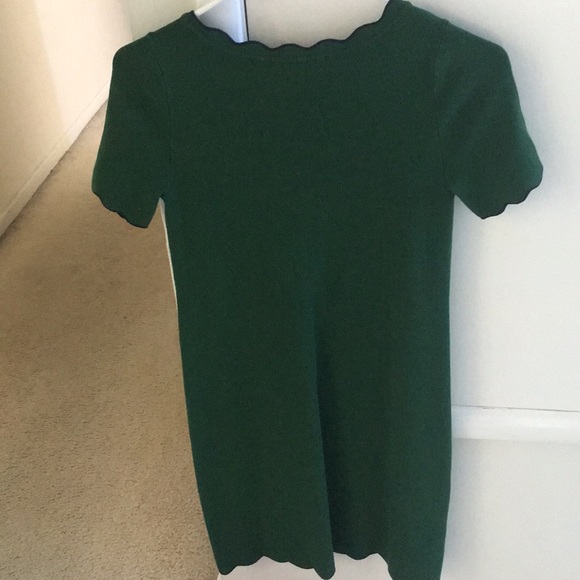 Ann Taylor Petite Scalloped Sweater Dress - Picture 3 of 12